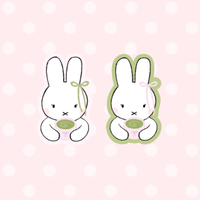 img sticker lapin