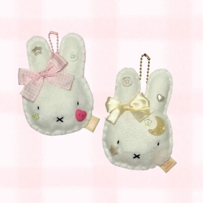 charm pour sac en feutrine artisanal
